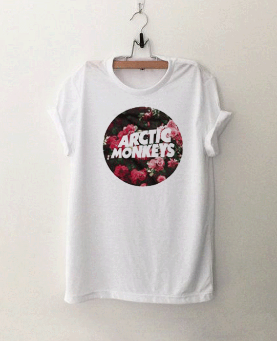Arctic Monkeys Flower-–-Adult-Unisex Tshirt Arctic Monkeys Flower-–-Adult-Unisex Tshirt