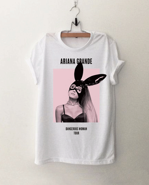 Ariana Grande Dangerous Woman Tour Date Back Juniors Tshirt Ariana Grande Dangerous Woman Tour Date Back Juniors Tshirt