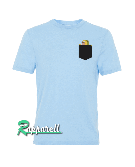 Caveman Spongbob-Pocket Style Tshirt Caveman Spongbob-Pocket Style Tshirt