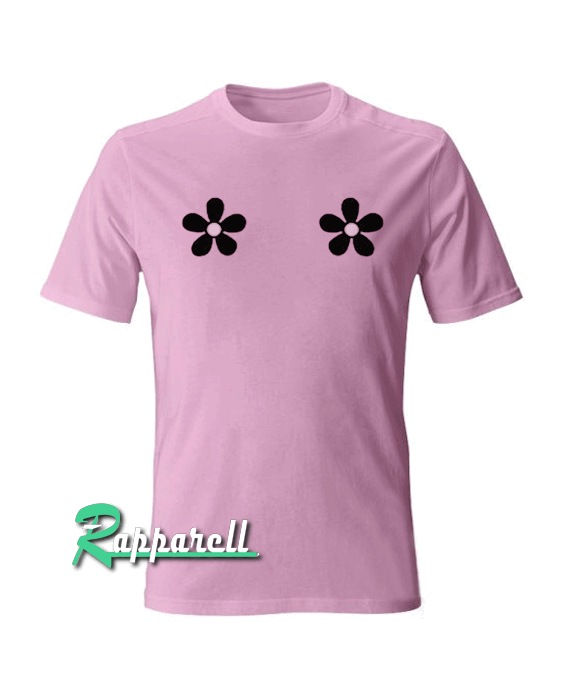 Daisy Flowers Light Pink Tshirt Daisy Flowers Light Pink Tshirt
