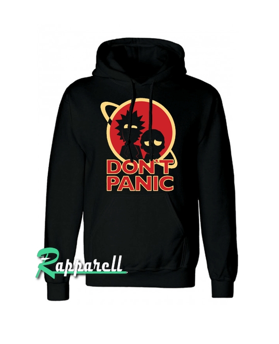 Don't Panic Rick and Morty Hoodie Don't Panic Rick and Morty Hoodie