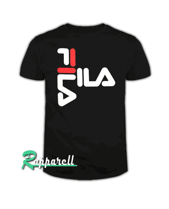 FILA Anthony Mens Black Tshirt FILA Anthony Mens Black Tshirt