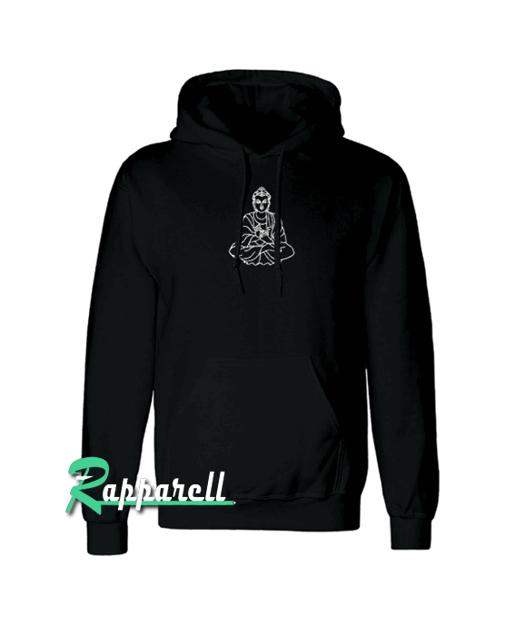 Buddha Budahism Yoga wear Black Hoodie Buddha Budahism Yoga wear Black Hoodie