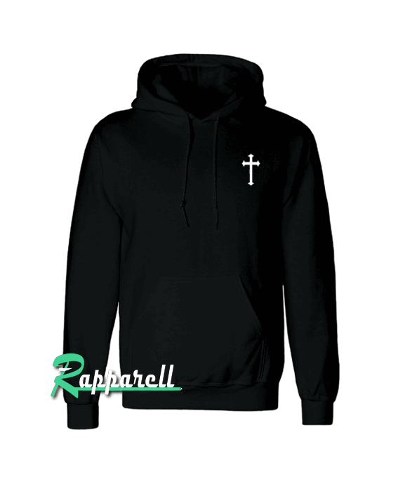 Cross Black Hoodie Cross Black Hoodie