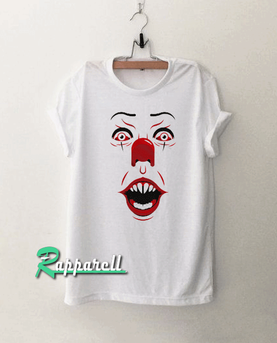 IT Stephen King Face Halloween Tshirt IT Stephen King Face Halloween Tshirt