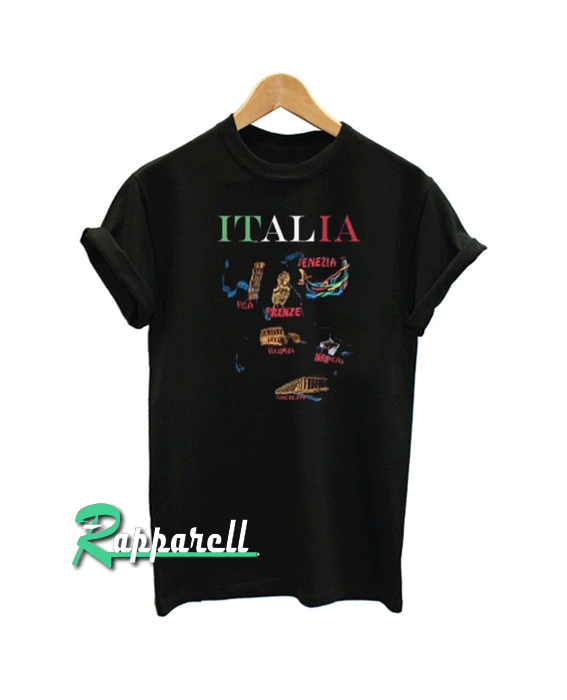 Italia Tour Places Tshirt Italia Tour Places Tshirt