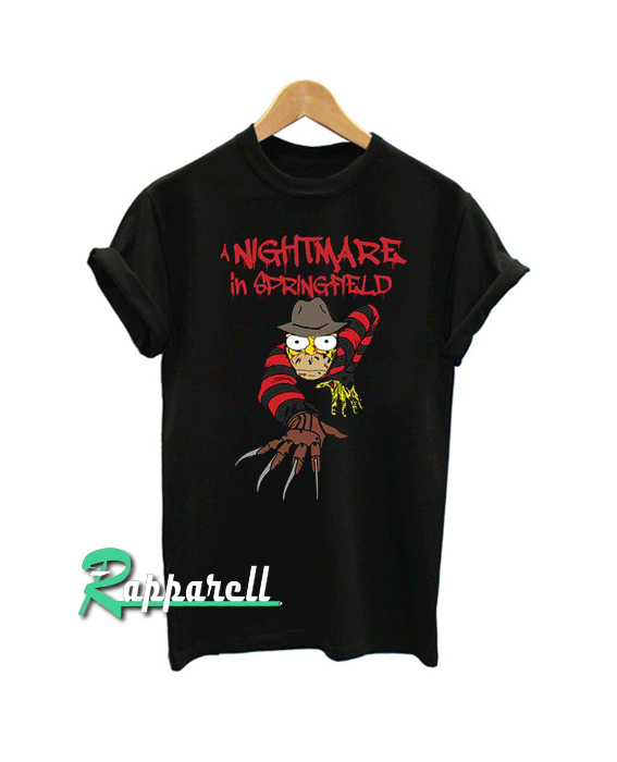 Nightmare in Springfield Simpsons Tshirt Nightmare in Springfield Simpsons Tshirt