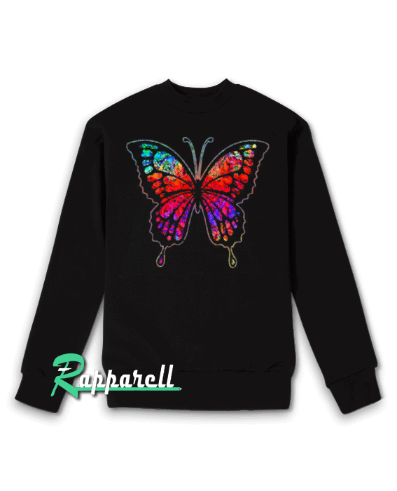 Psychedelic Butterfly Sweatshirt Psychedelic Butterfly Sweatshirt