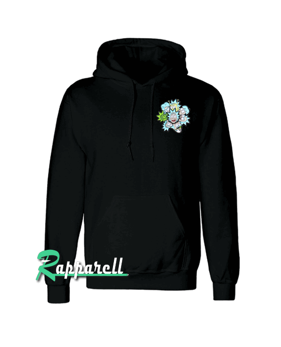 Rick Sanchez Vs. The Rickstaverse Enamel Pin Hoodie Rick Sanchez Vs. The Rickstaverse Enamel Pin Hoodie