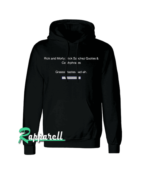 Rick and Morty Quote Machine Hoodie Rick and Morty Quote Machine Hoodie