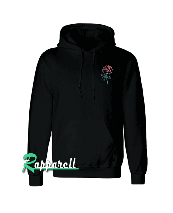 Rose-Single Flower Hoodie Rose-Single Flower Hoodie