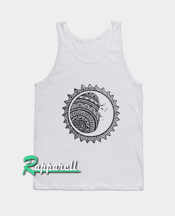 Yin yang moon aztec vintage Adult Tank top Yin yang moon aztec vintage Adult Tank top