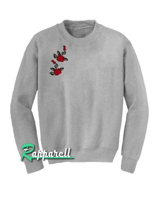 Flower Roses Sweatshirt Flower Roses Sweatshirt