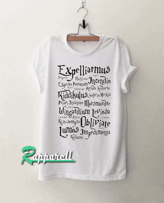 Harry potter spell Unisex Tshirt Harry potter spell Unisex Tshirt
