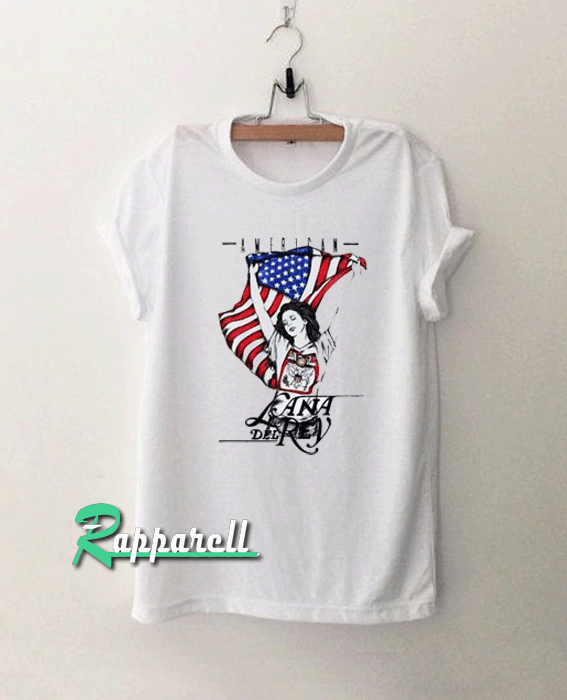 Lana Del Rey American Flag Unisex Tshirt Lana Del Rey American Flag Unisex Tshirt