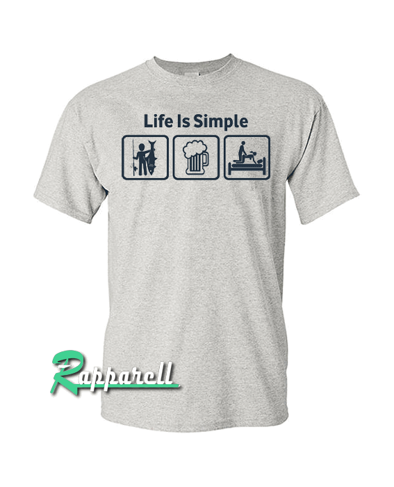 Life is simple Funny Rude Shark Fishing Tshirt Life is simple Funny Rude Shark Fishing Tshirt