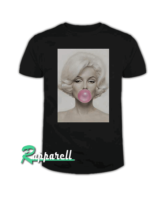 Marilyn monroe bubble gum Tshirt Marilyn monroe bubble gum Tshirt