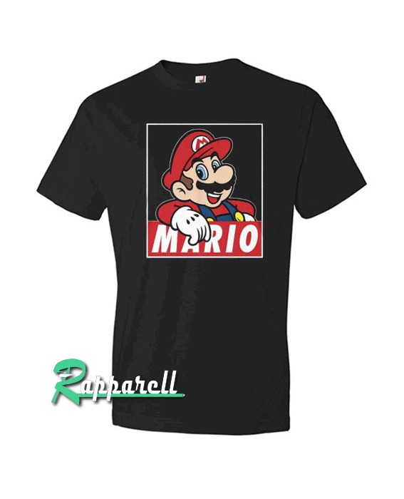 Mario Leaning Tshirt Mario Leaning Tshirt