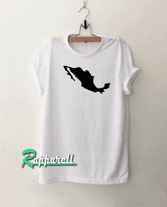 Mexico Map Silhouette Tshirt Mexico Map Silhouette Tshirt