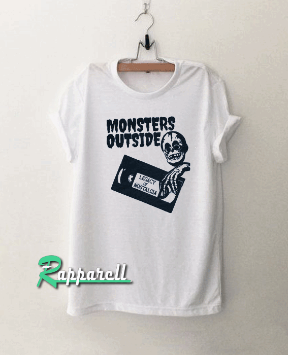 Monsters Outside VHS Legacy Tshirt Monsters Outside VHS Legacy Tshirt