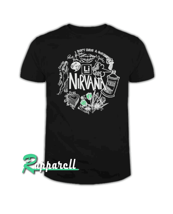 Nirvana All Album Logo Tattoo Design Tshirt Nirvana All Album Logo Tattoo Design Tshirt