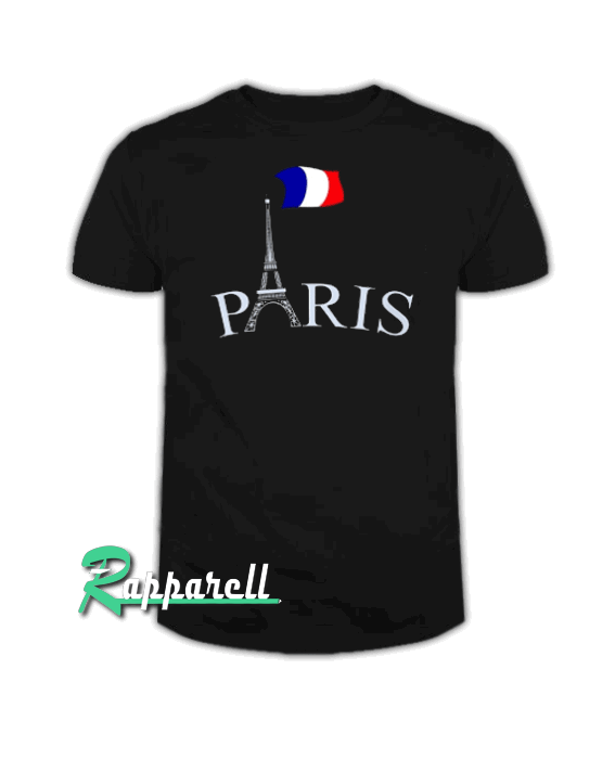 Paris France Flag Tshirt Paris France Flag Tshirt