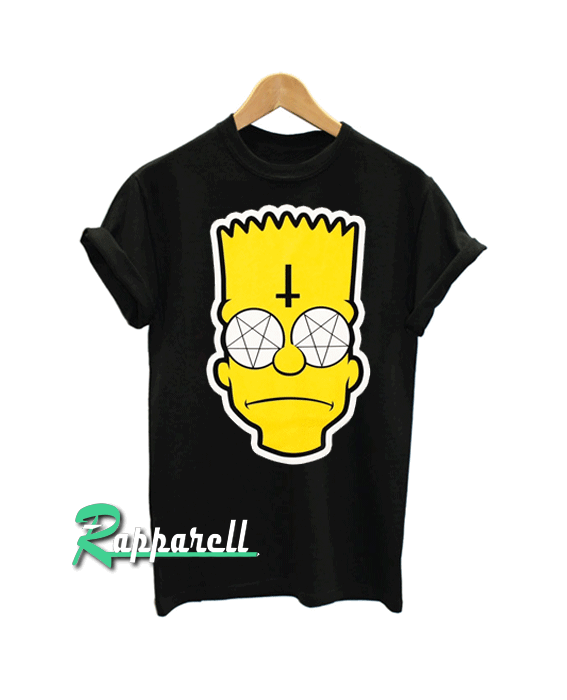 Satanic Bart Simpson Tshirt Satanic Bart Simpson Tshirt