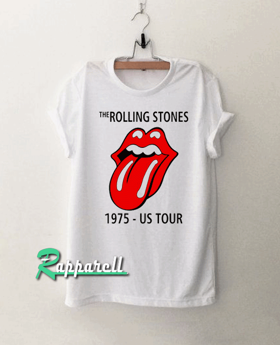 The Rolling Stones 1975 US Tour Band Tshirt The Rolling Stones 1975 US Tour Band Tshirt