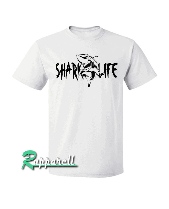 SHARK LIFE white Tshirt SHARK LIFE white Tshirt