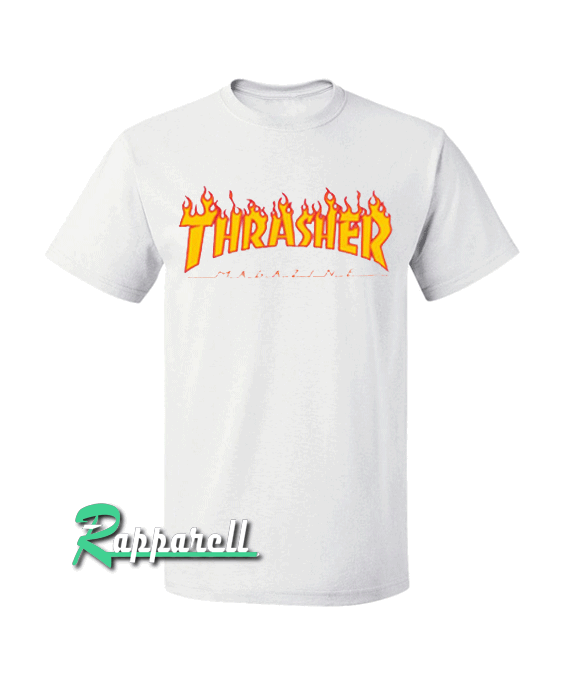 Thrasher Magazine Fire Tshirt Thrasher Magazine Fire Tshirt