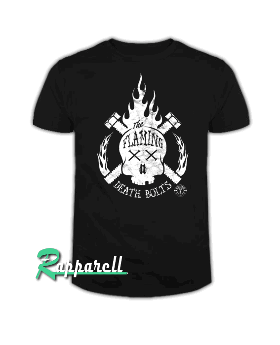 Flaming Death Bolts Tshirt Flaming Death Bolts Tshirt