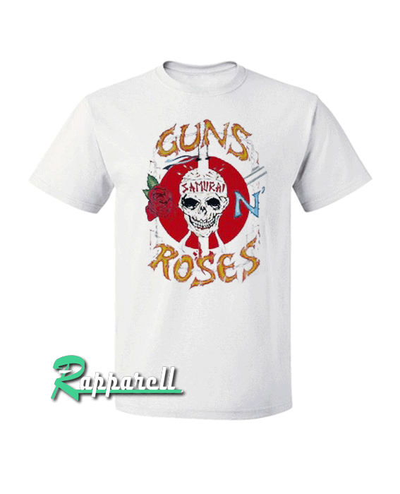 Guns N' Roses Vinyl Bootlegs Samurai Tshirt Guns N' Roses Vinyl Bootlegs Samurai Tshirt