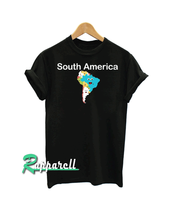 South America Geography Tshirt South America Geography Tshirt