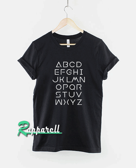 Alphabet-ABC Letters Tshirt Alphabet-ABC Letters Tshirt