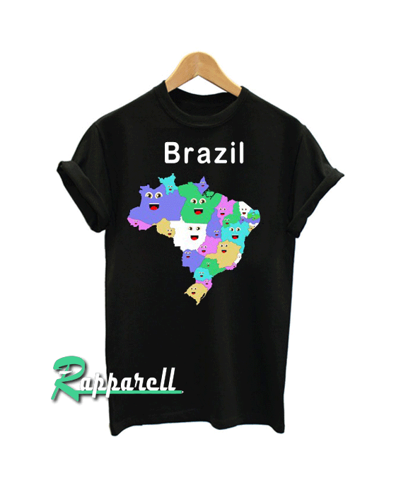 Brazil Geography Tshirt Brazil Geography Tshirt