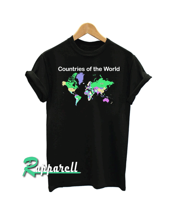 Countries of the World Geography Tshirt Countries of the World Geography Tshirt
