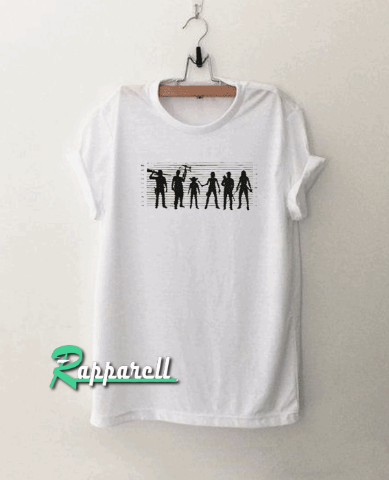 The Walking Dead The Usual Dead Police Tshirt The Walking Dead The Usual Dead Police Tshirt