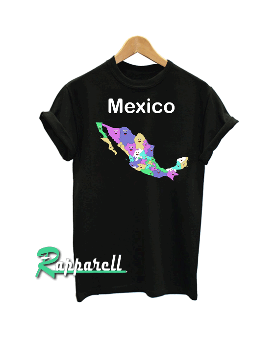 Mexico Geography Tshirt Mexico Geography Tshirt