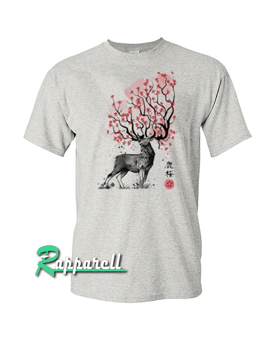 Sakura Deer Tshirt Sakura Deer Tshirt