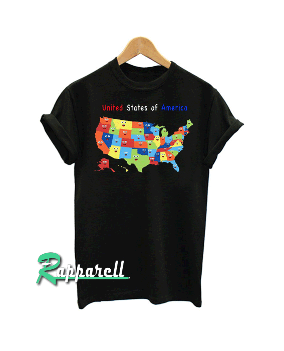 USA 50 States Tshirt USA 50 States Tshirt