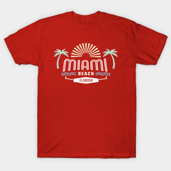9274890980536715762327 Miami Beach Florida Tshirt