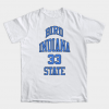 Larry Bird Indiana State 33 Tshirt