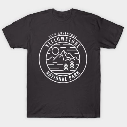 Yellowstone National Park Tshirt Yellowstone National Park Tshirt