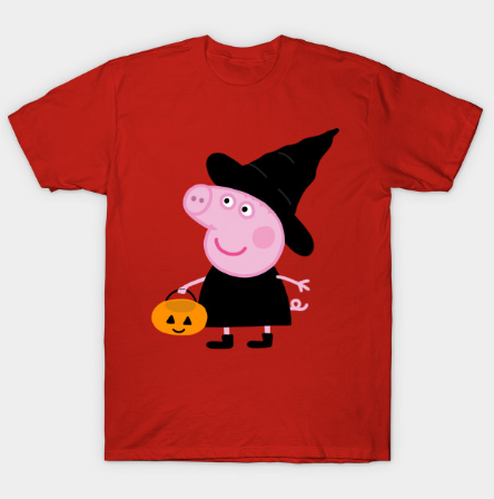 Peppa pig halloween Tshirt Peppa pig halloween Tshirt