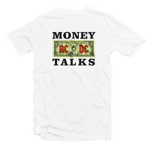 ACDC Money Talks Tshirt ACDC Money Talks Tshirt