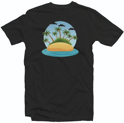 Beach Coconut Palm-Summer Tshirt Beach Coconut Palm-Summer Tshirt