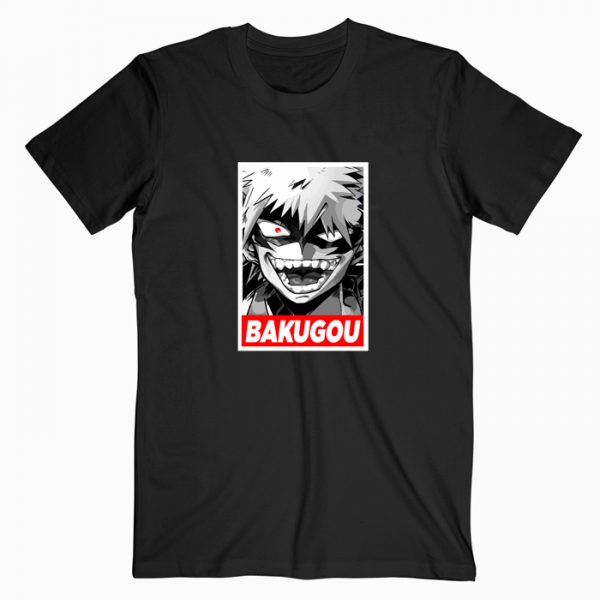 Bokugou Katsuki My Hero Academia Anime Tshirt Bokugou Katsuki My Hero Academia Anime Tshirt