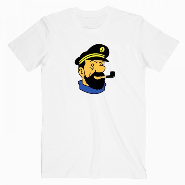 Captain Haddock Tintin Tshirt Captain Haddock Tintin Tshirt