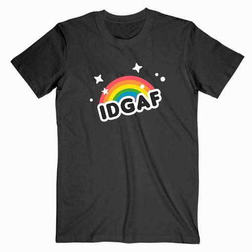 Dua Lipa Idgaf Rainbow Tshirt Dua Lipa Idgaf Rainbow Tshirt