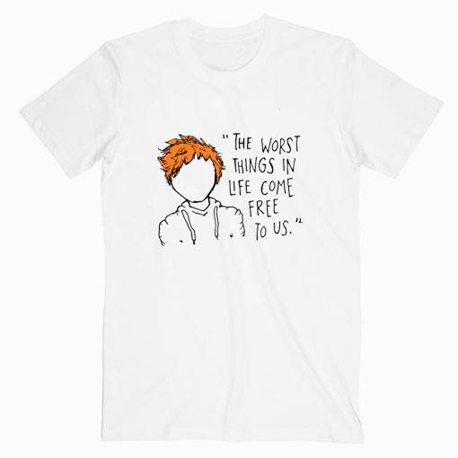 Ed Sheeran The A Team Lyrics Tshirt Ed Sheeran The A Team Lyrics Tshirt